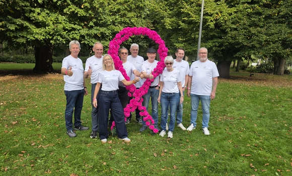 Das Orga-Team vom Brustkrebslauf