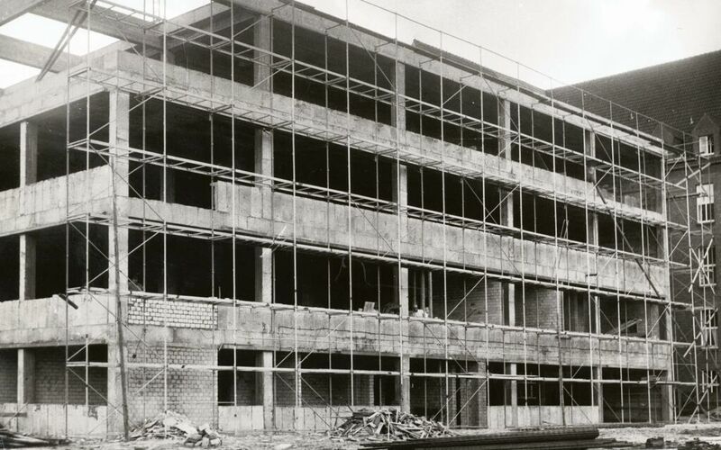 Historische Fotografie, Krankenhaus, Nordhorn, Umbau, 1945